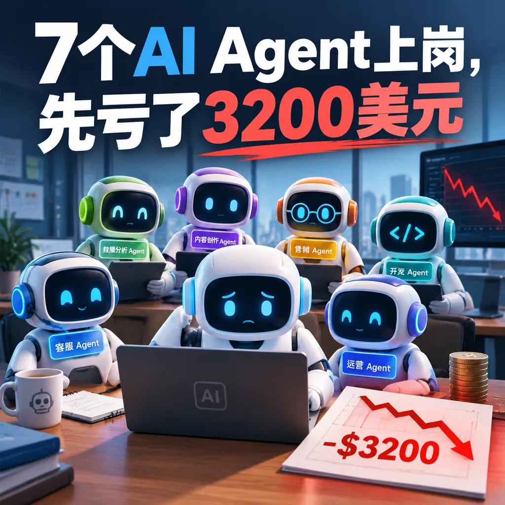 7个AI Agent上岗,先亏了3200美元