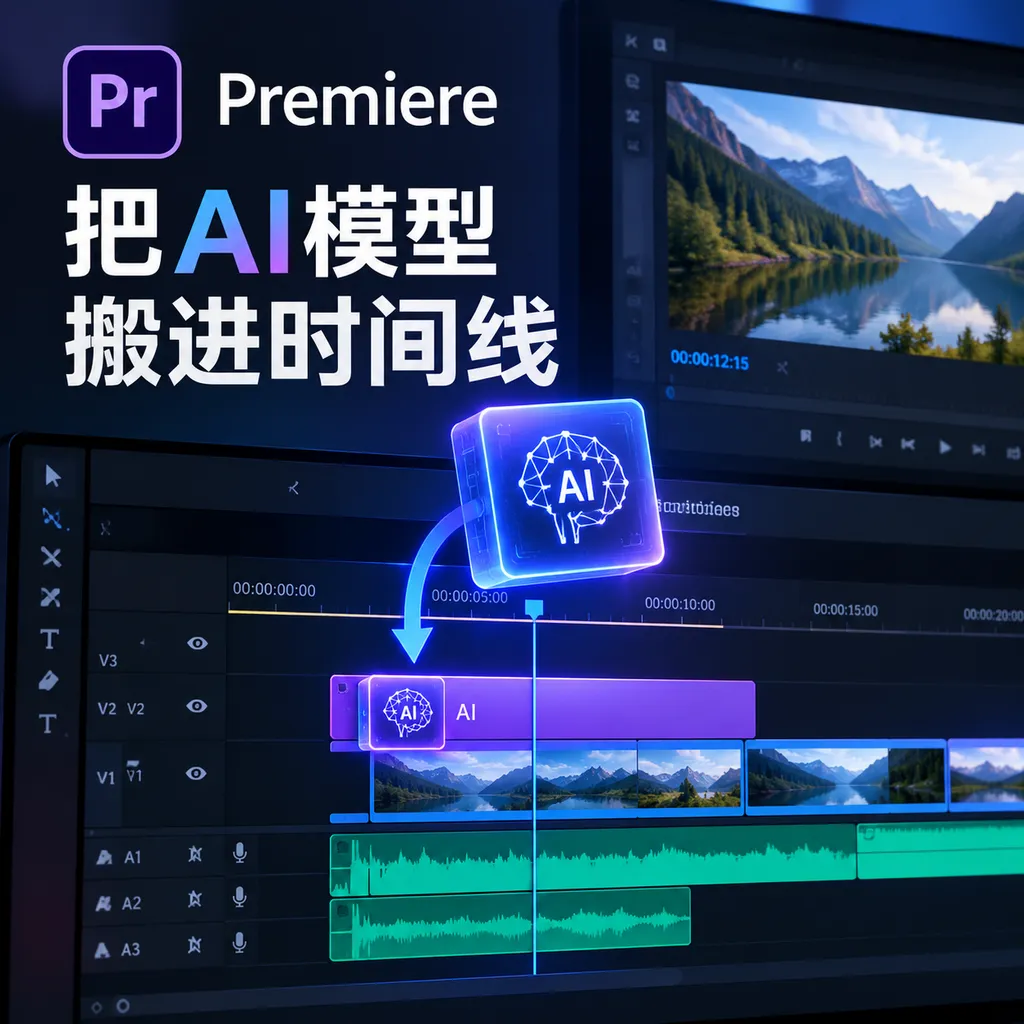 Premiere把AI模型搬进时间线