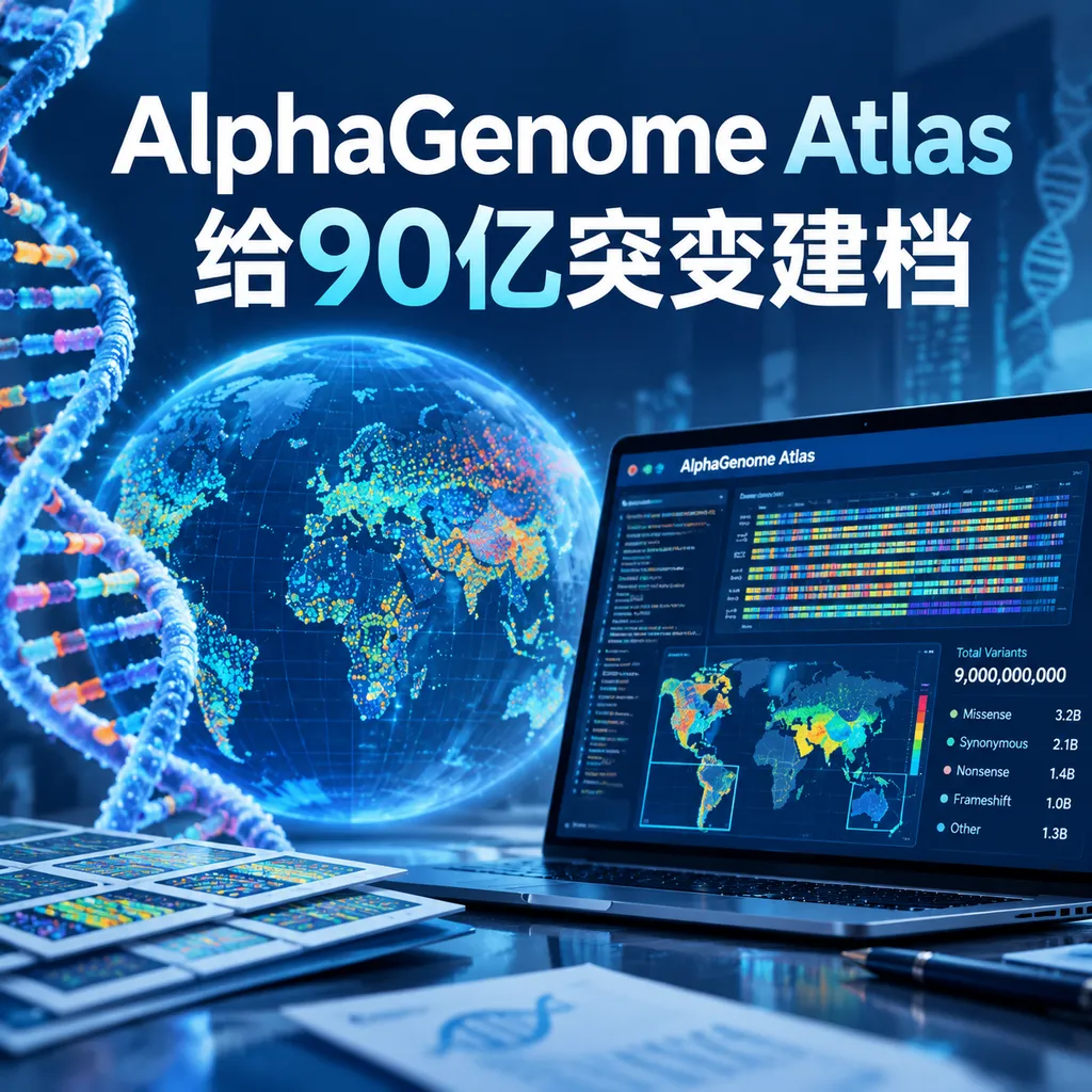 AlphaGenome Atlas给90亿突变建档