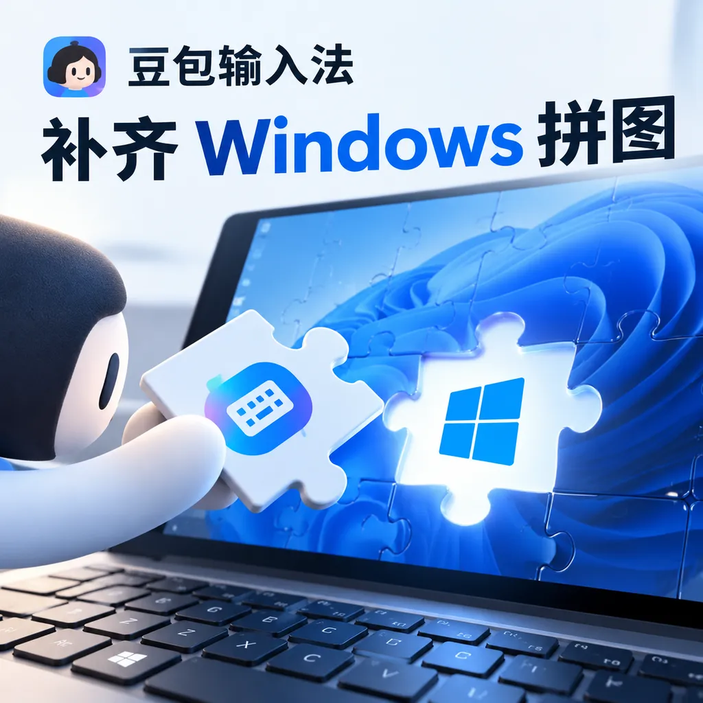 豆包输入法补齐 Windows 拼图