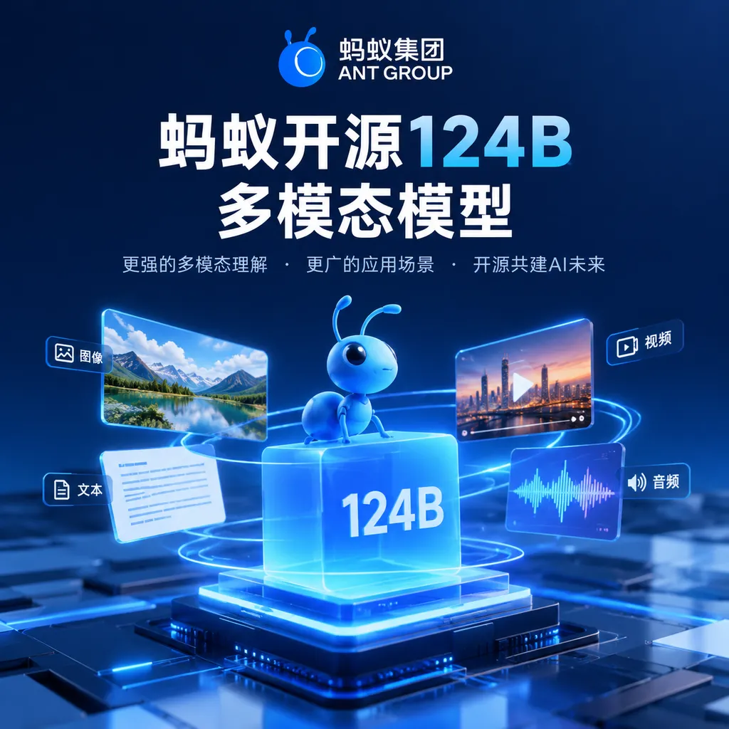 蚂蚁开源124B多模态模型