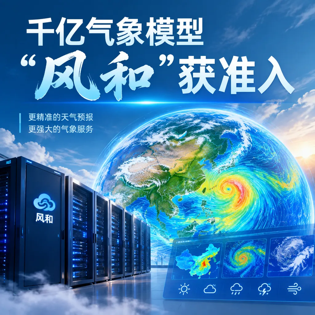 <think>**Translating model approval headline**
</think>
The 100-billion-parameter weather model “Fenghe” has been approved for access.