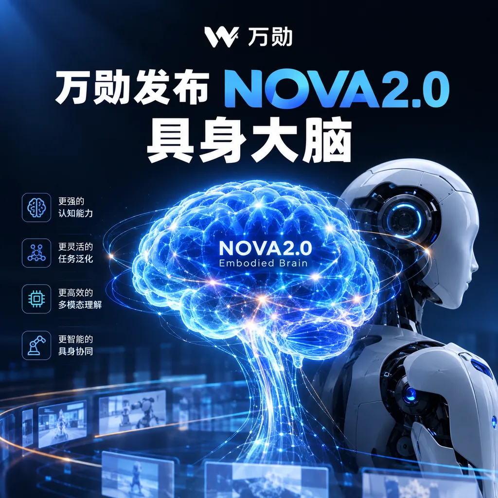 <think>**Translating headline text**
</think>
Wanxun Releases NOVA 2.0 Embodied Brain