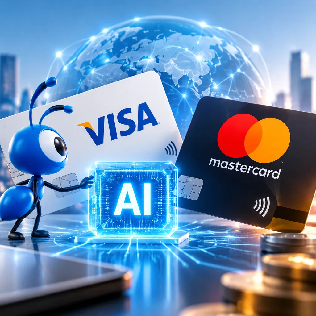 蚂蚁携Visa、万事达卡定AI支付规则