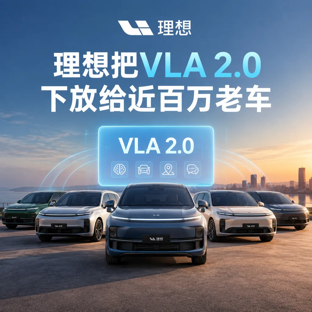 理想把VLA 2.0下放给近百万老车