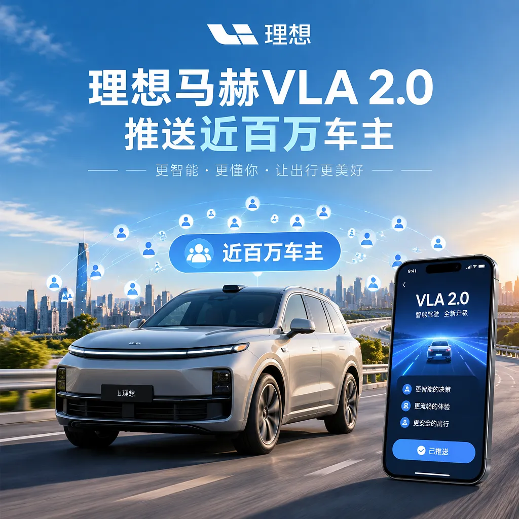 Ideal Mach VLA 2.0 Reaches Nearly One Million Vehicle Owners