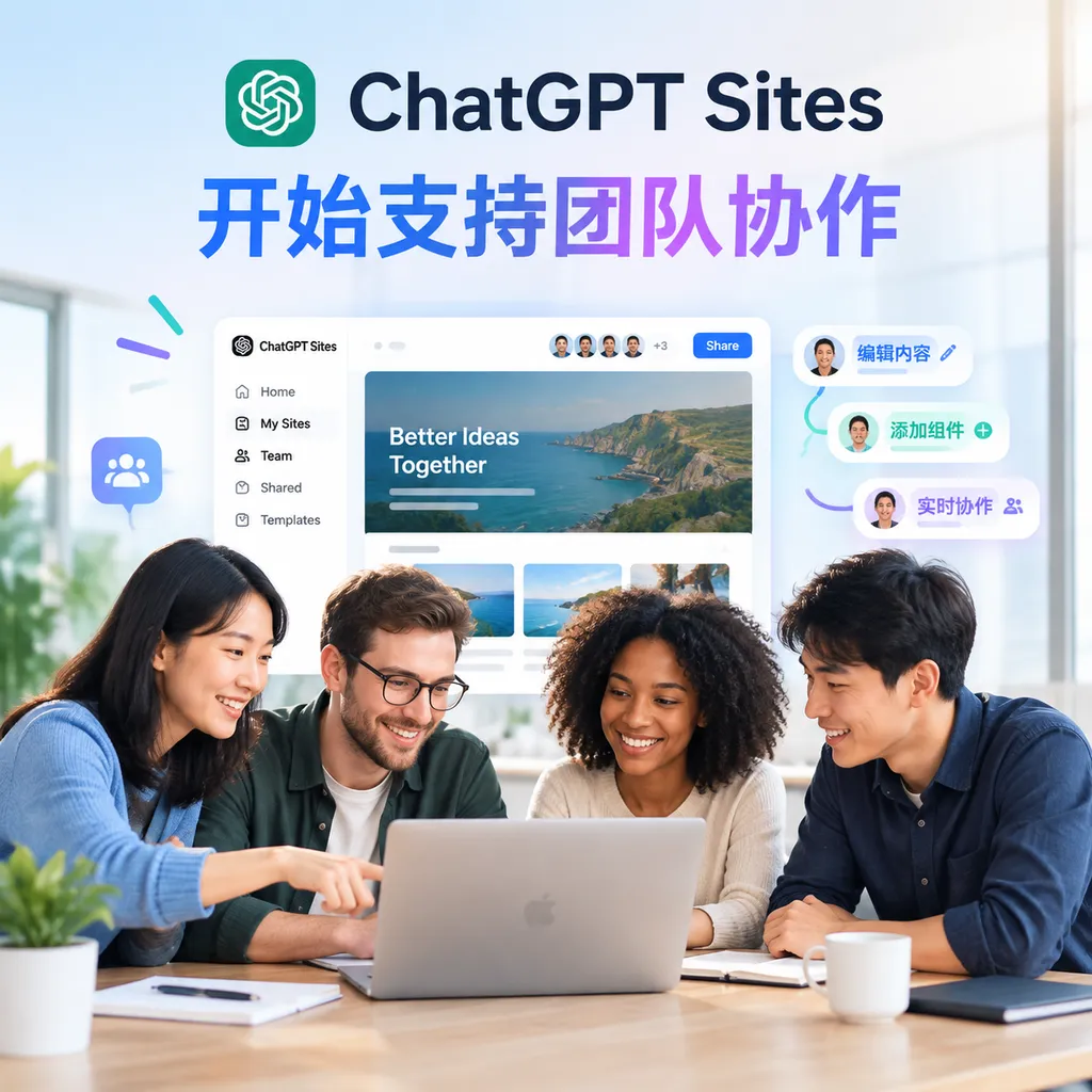 ChatGPT Sites开始支持团队协作