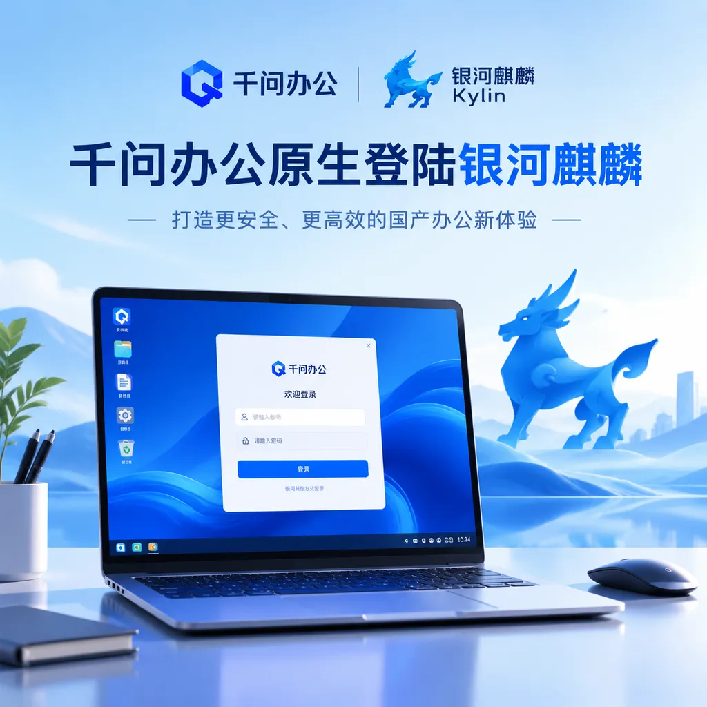 千问办公原生登陆银河麒麟
