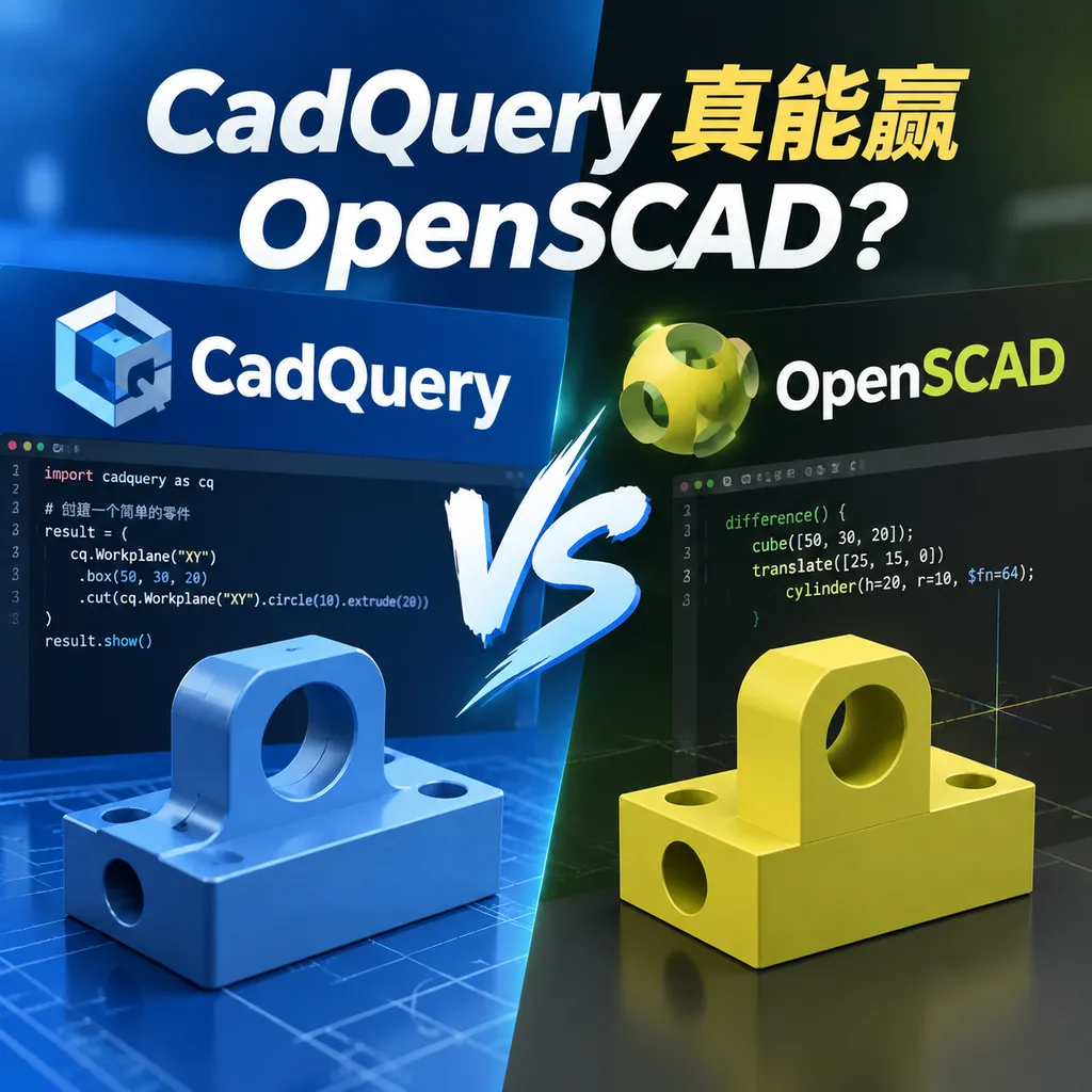 CadQuery真能赢OpenSCAD吗