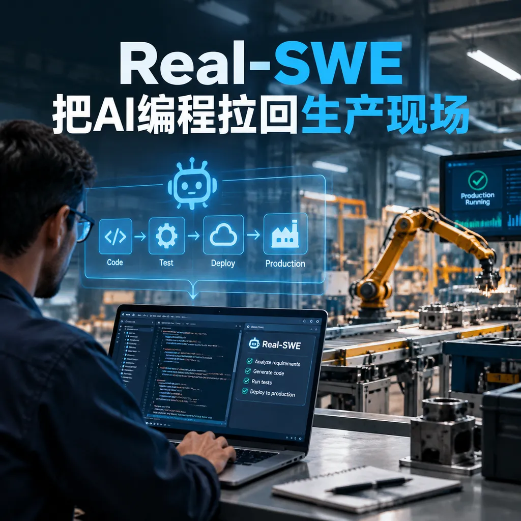 Real-SWE把AI编程拉回生产现场