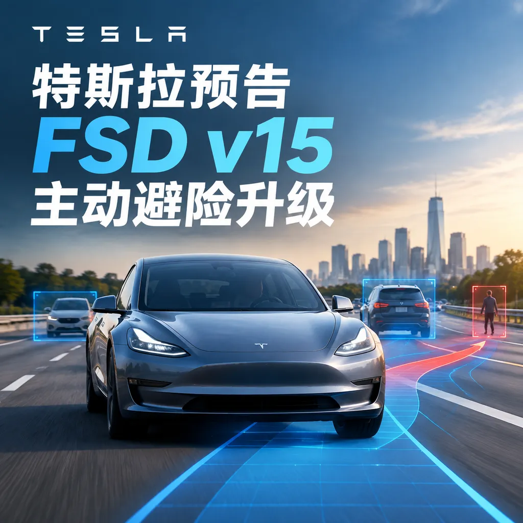 Tesla Teases FSD v15 Active Collision Avoidance Upgrade
