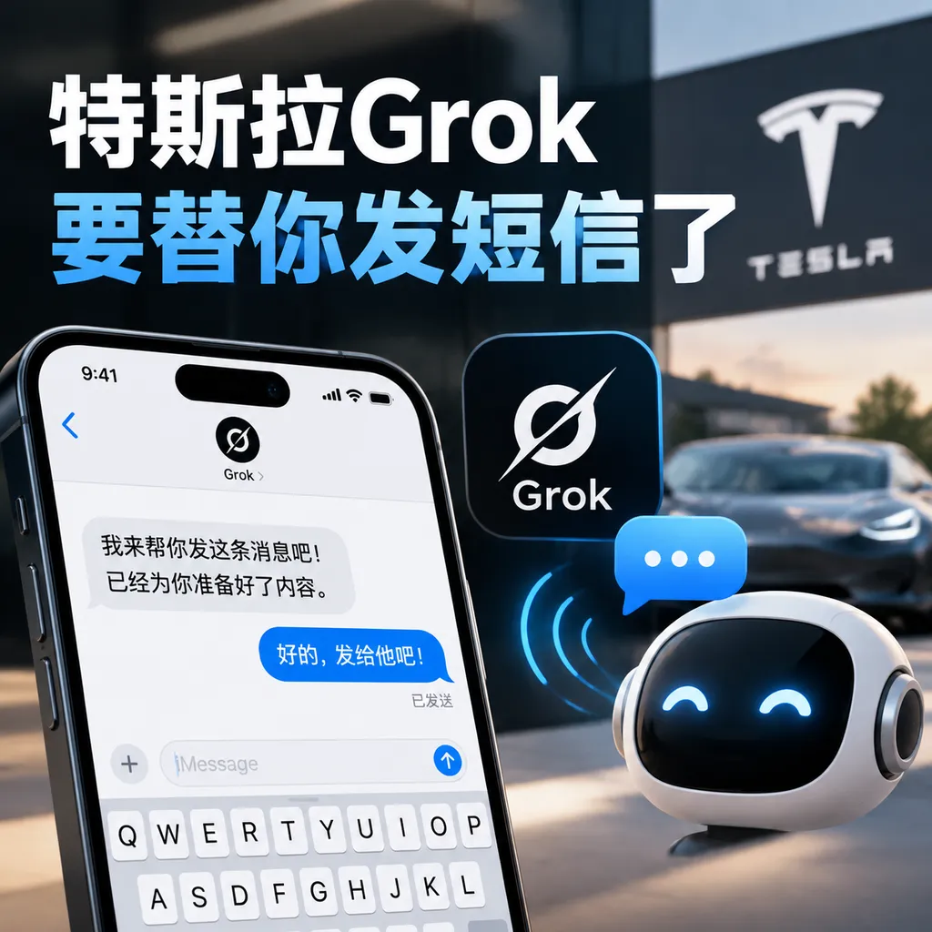 特斯拉Grok要替你发短信了