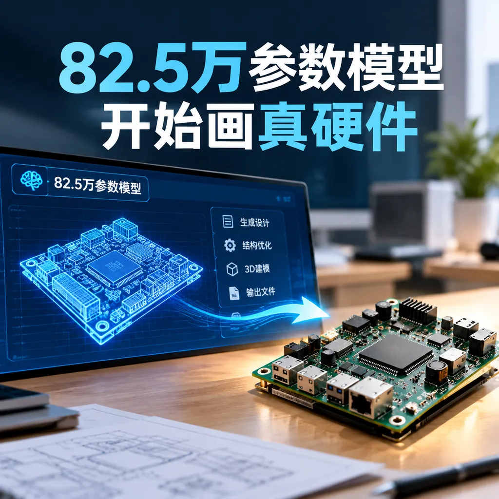 82.5万参数模型开始画真硬件