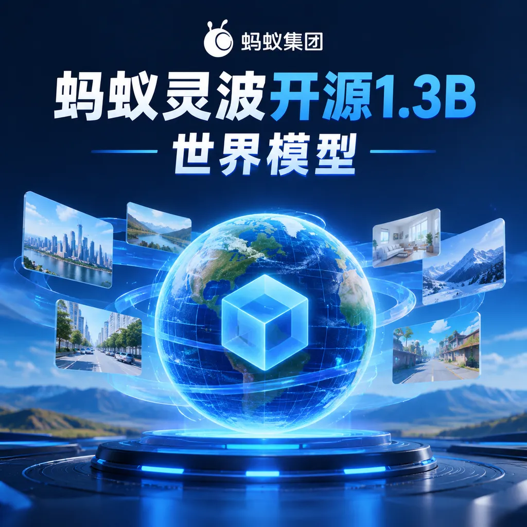 蚂蚁灵波开源1.3B世界模型