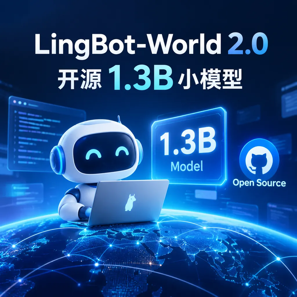 LingBot-World 2.0 Open-Source 1.3B Small Model