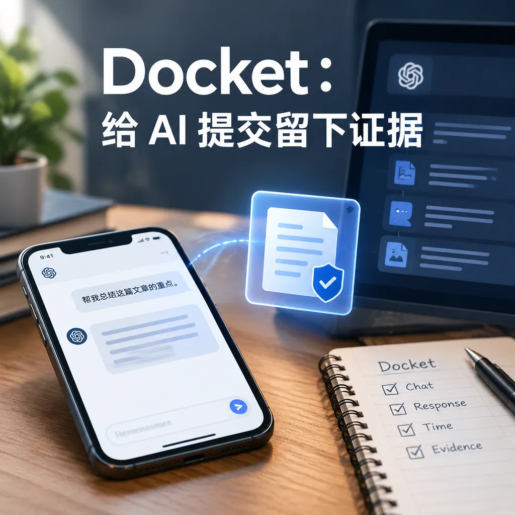 Docket:给 AI 提交留下证据