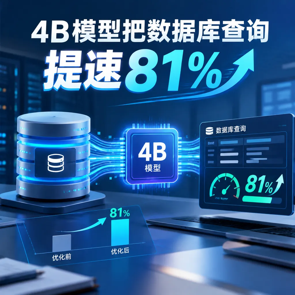 4B模型把数据库查询提速81%