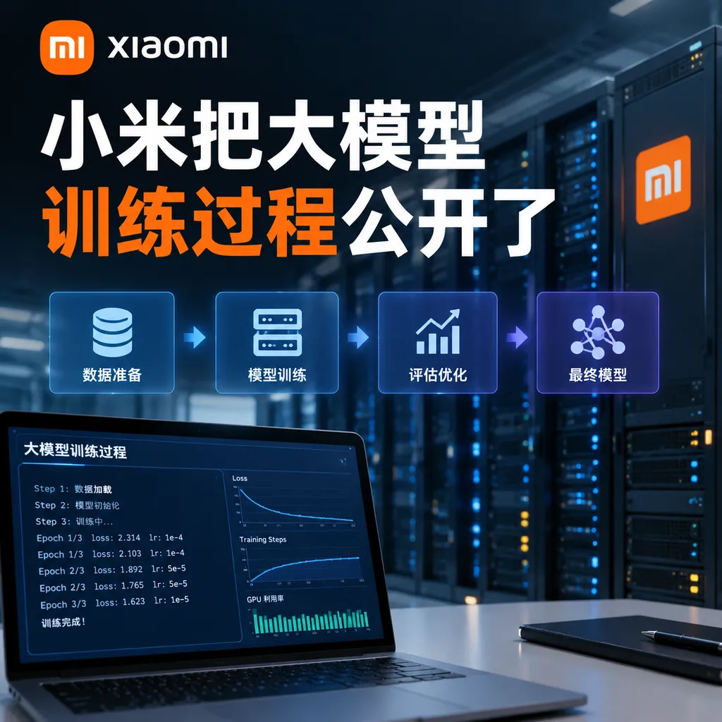 小米把大模型训练过程公开了