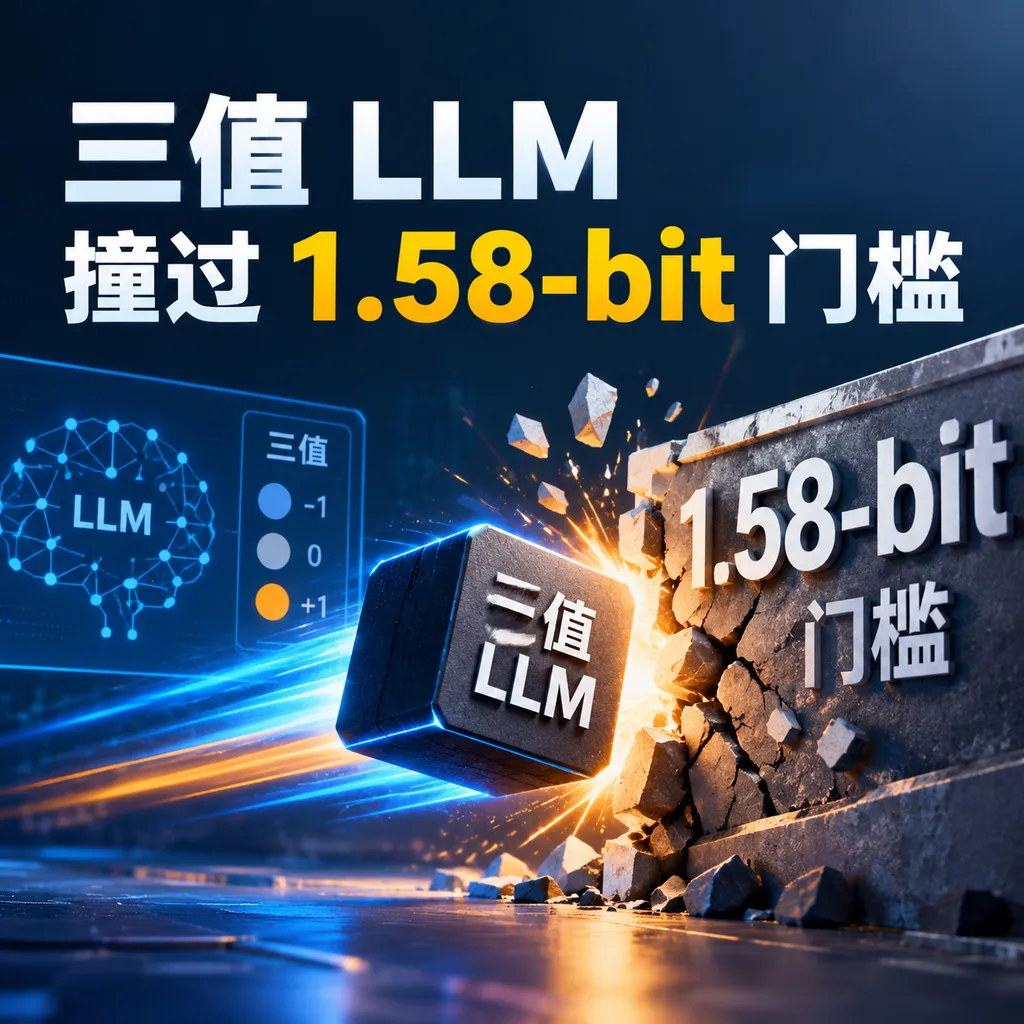 三值 LLM 撞过 1.58-bit 门槛