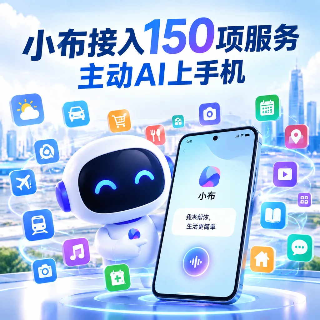 小布接入150项服务,主动AI上手机