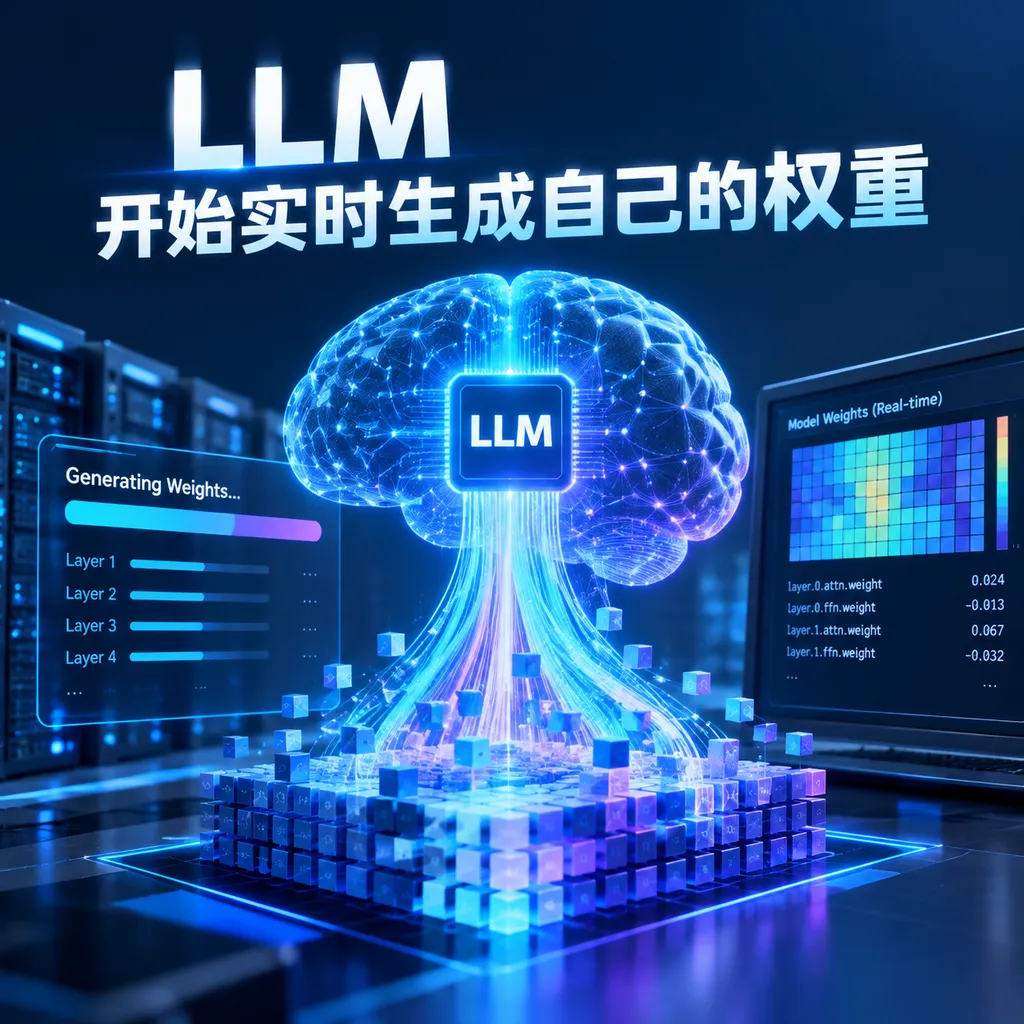 LLM开始实时生成自己的权重