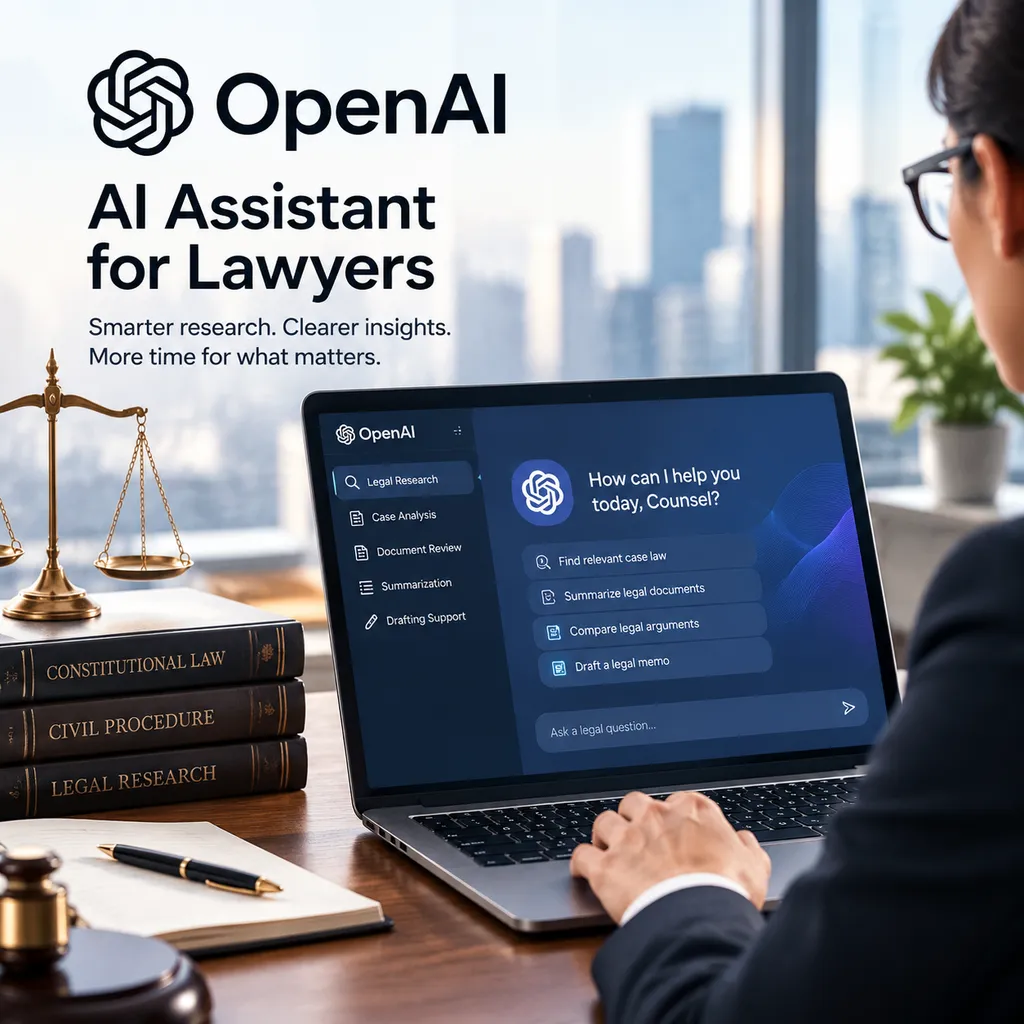 OpenAI为律师推出专用AI助手