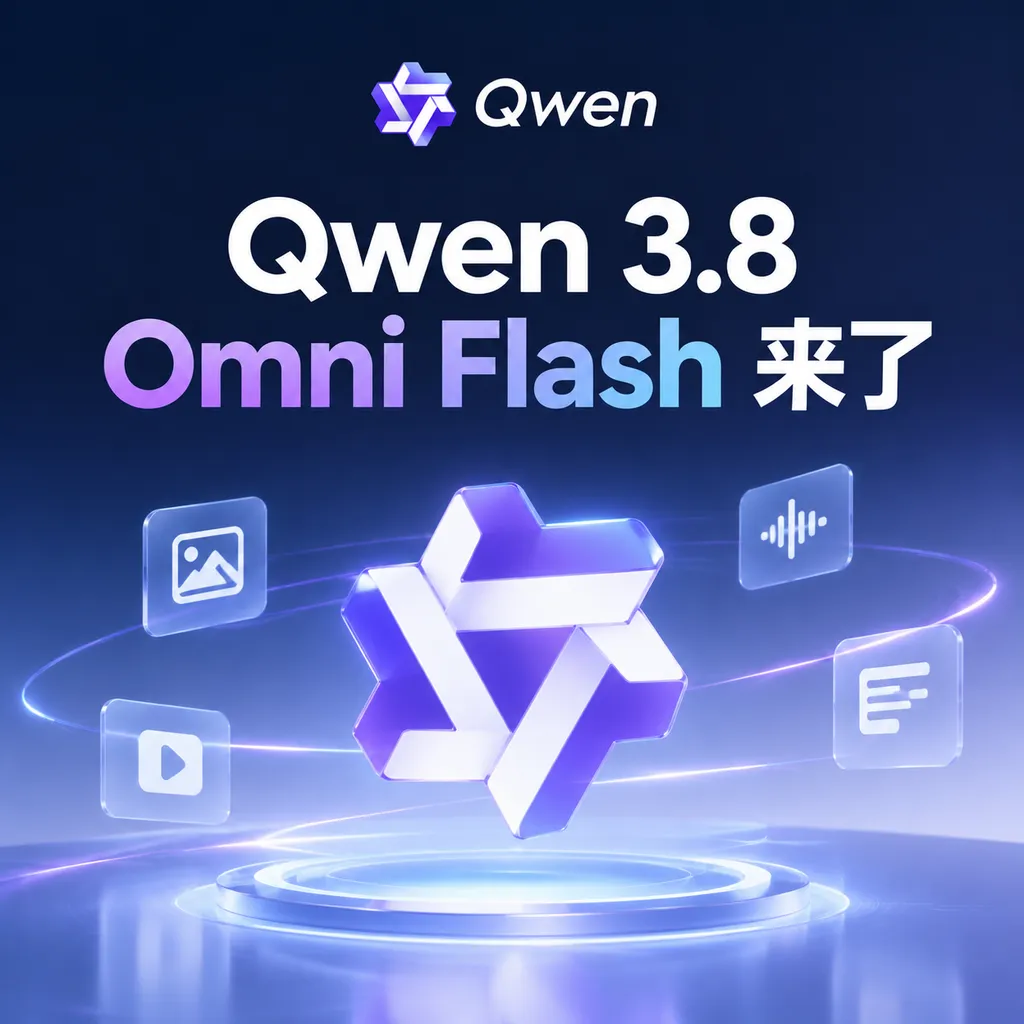 Qwen 3.8 Omni Flash来了