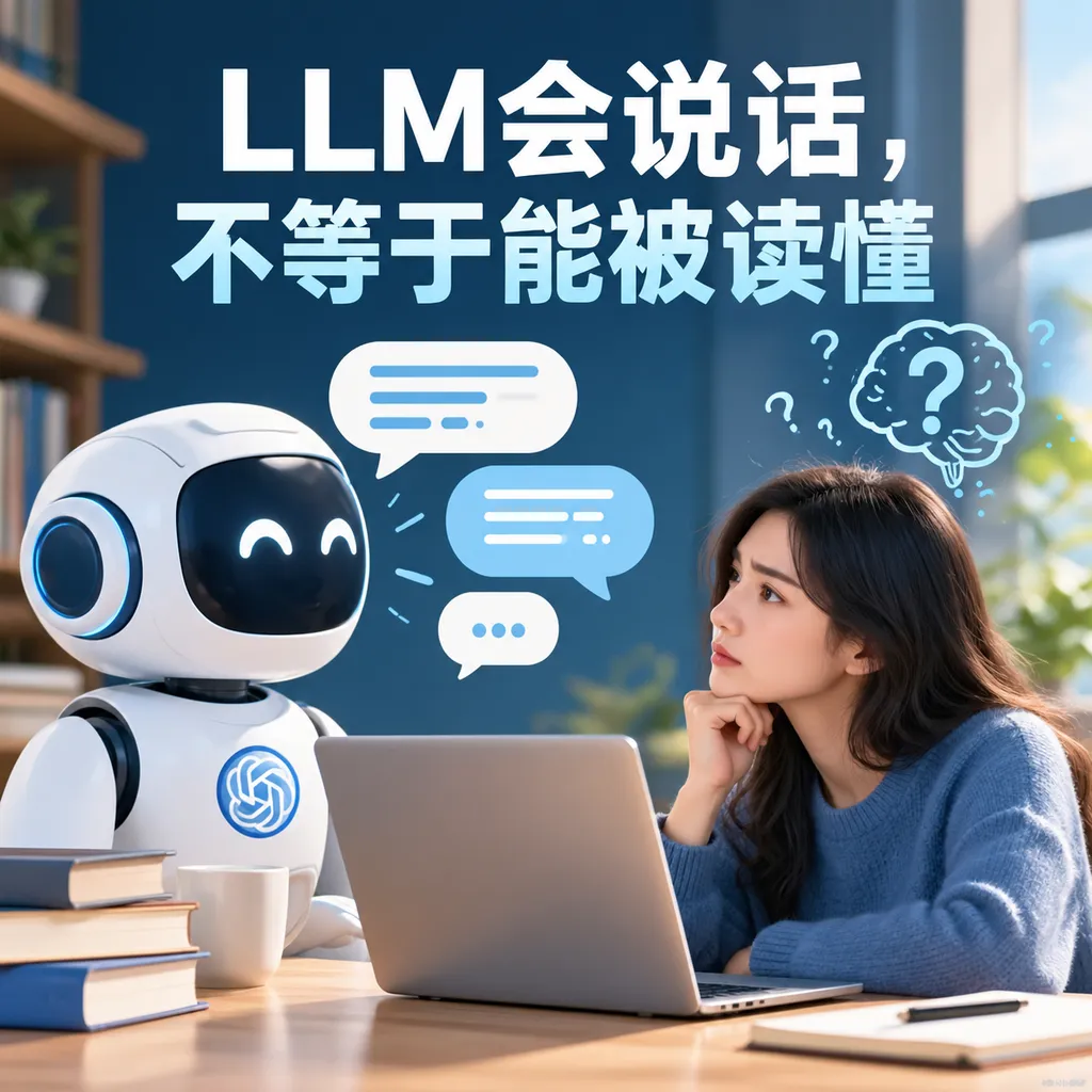 LLM会说话,不等于能被读懂