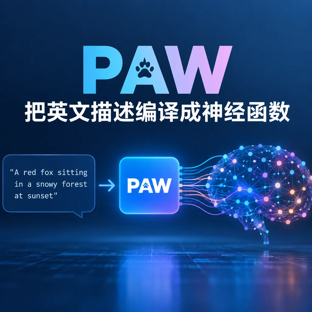 PAW:把英文描述编译成神经函数