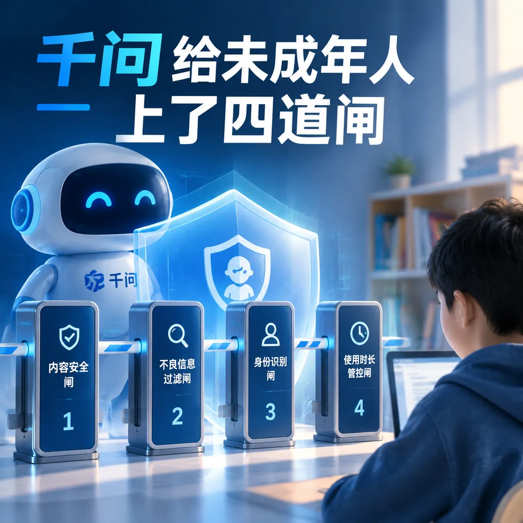 千问给未成年人上了四道闸