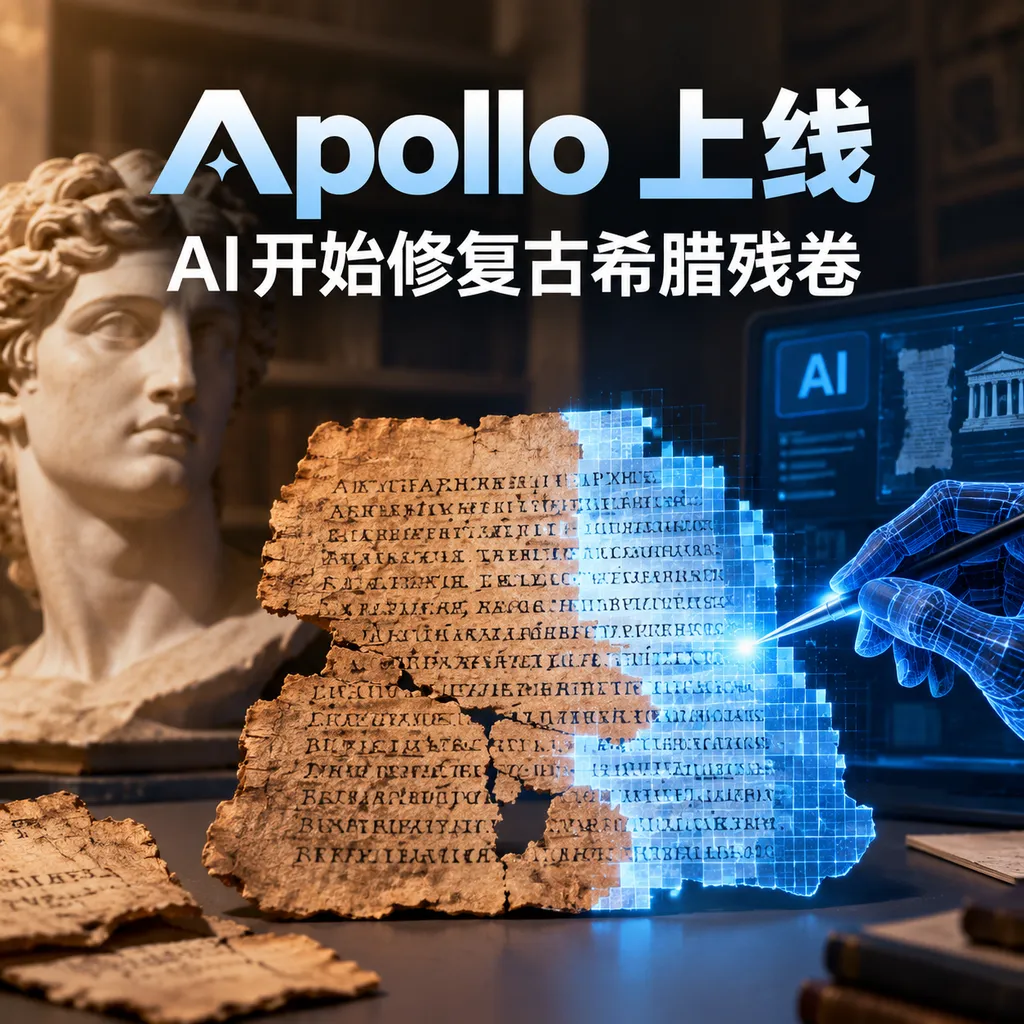 Apollo上线,AI开始修复古希腊残卷