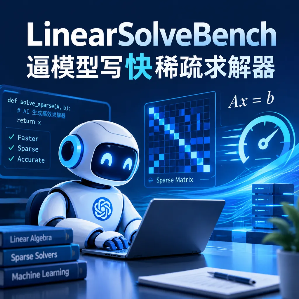 LinearSolveBench逼模型写快稀疏求解器