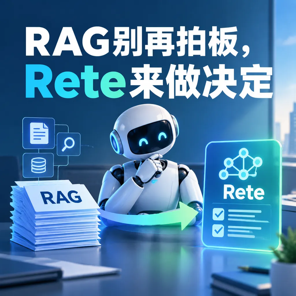 RAG别再拍板,Rete来做决定