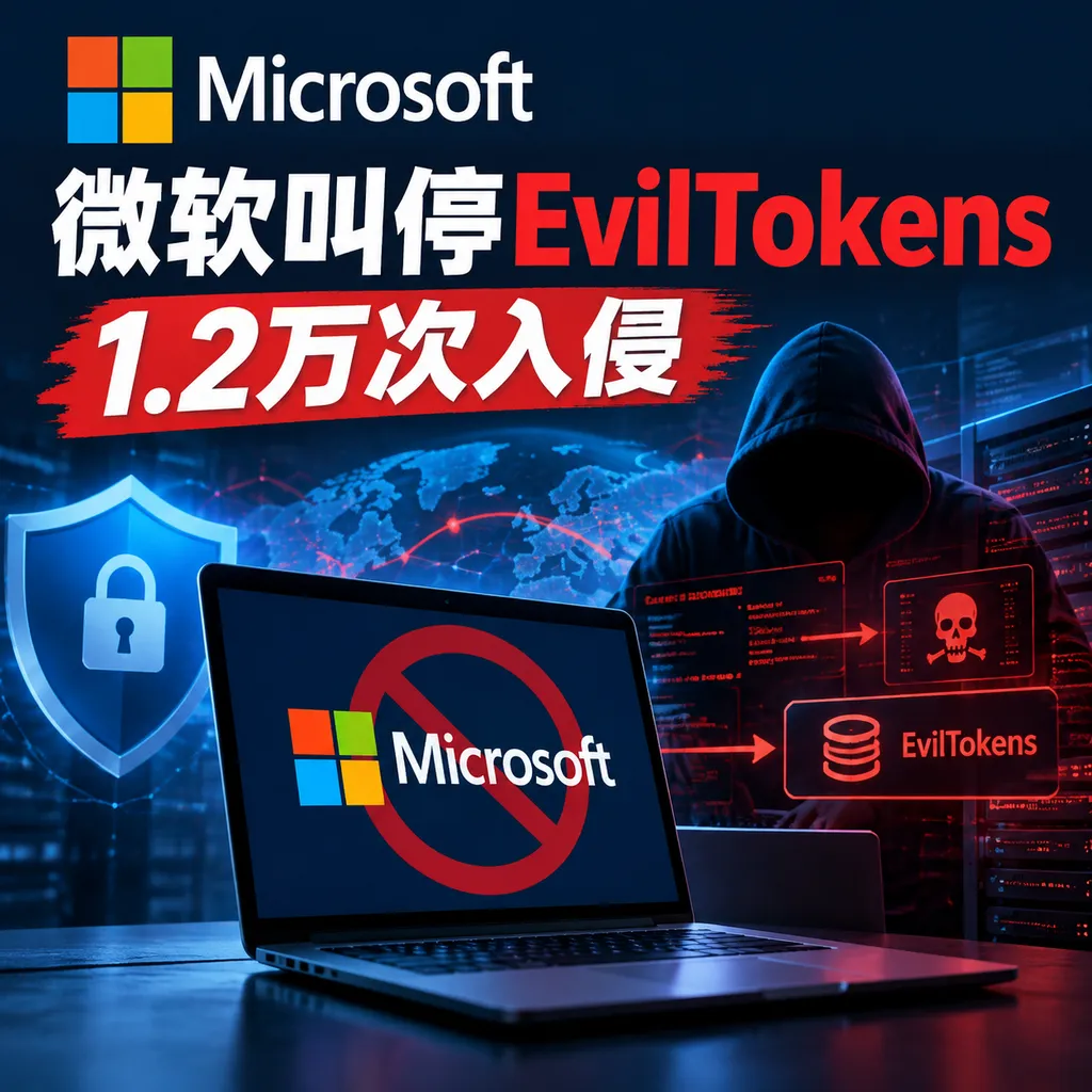 微软叫停EvilTokens:1.2万次入侵