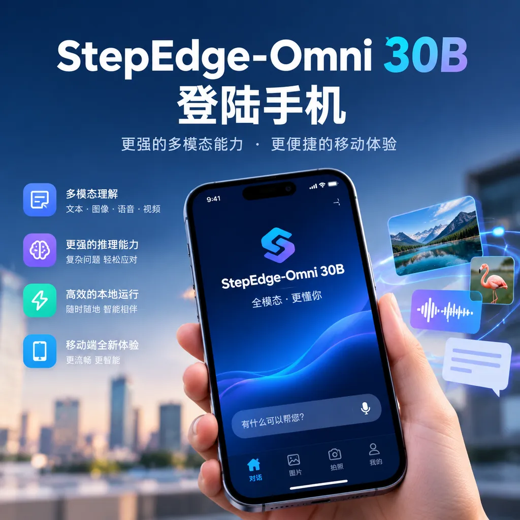 StepEdge-Omni 30B 登陆手机