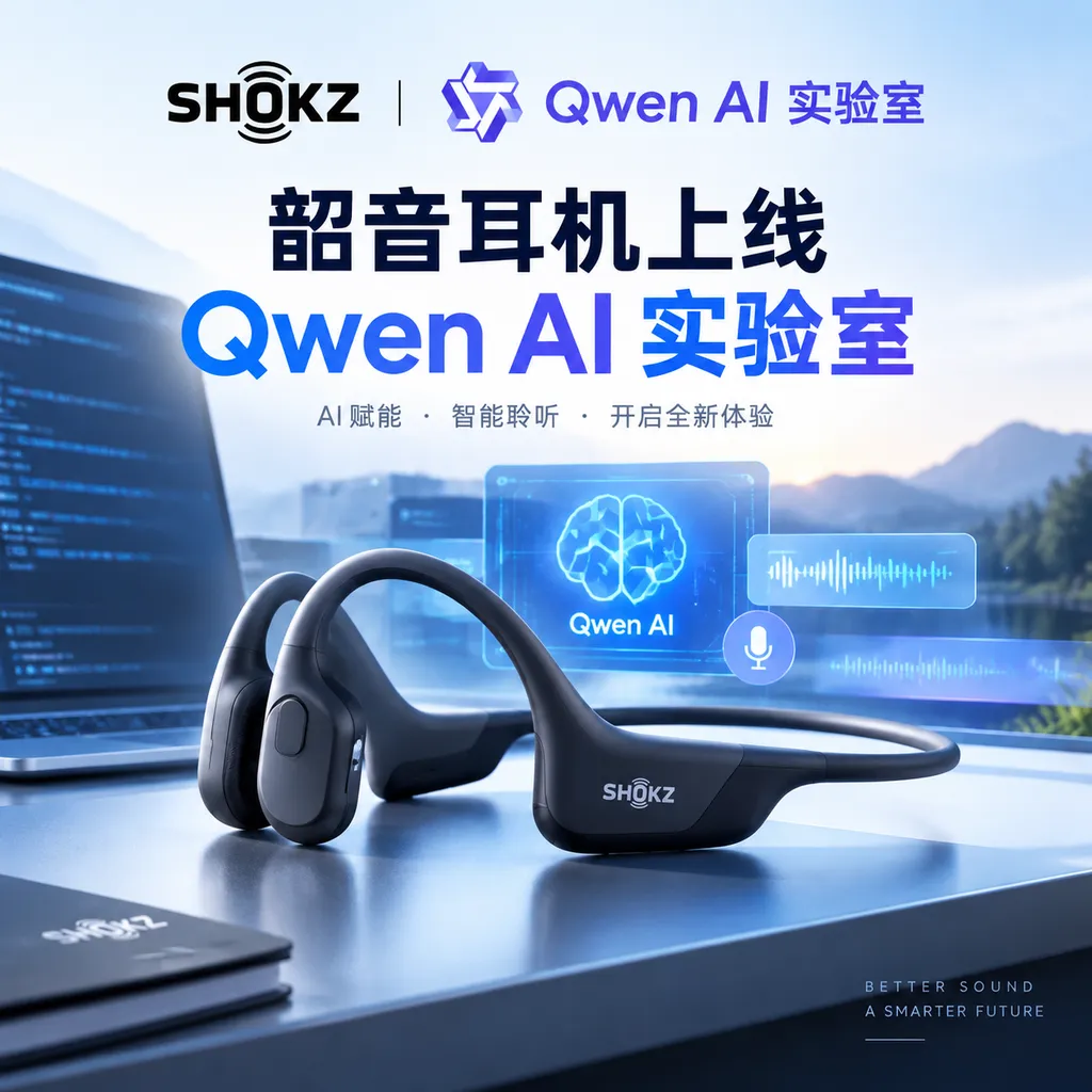 韶音耳机上线Qwen AI实验室