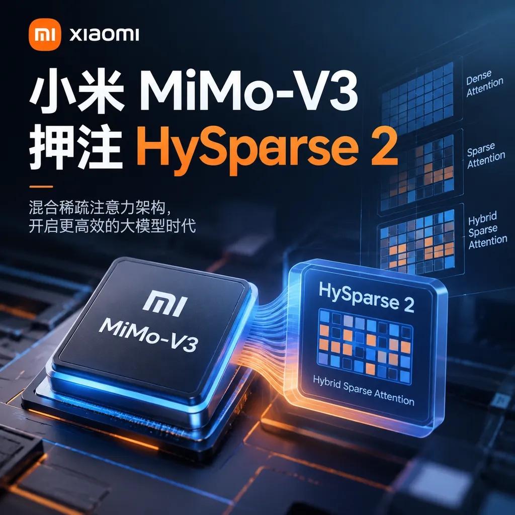 小米MiMo-V3押注HySparse 2
