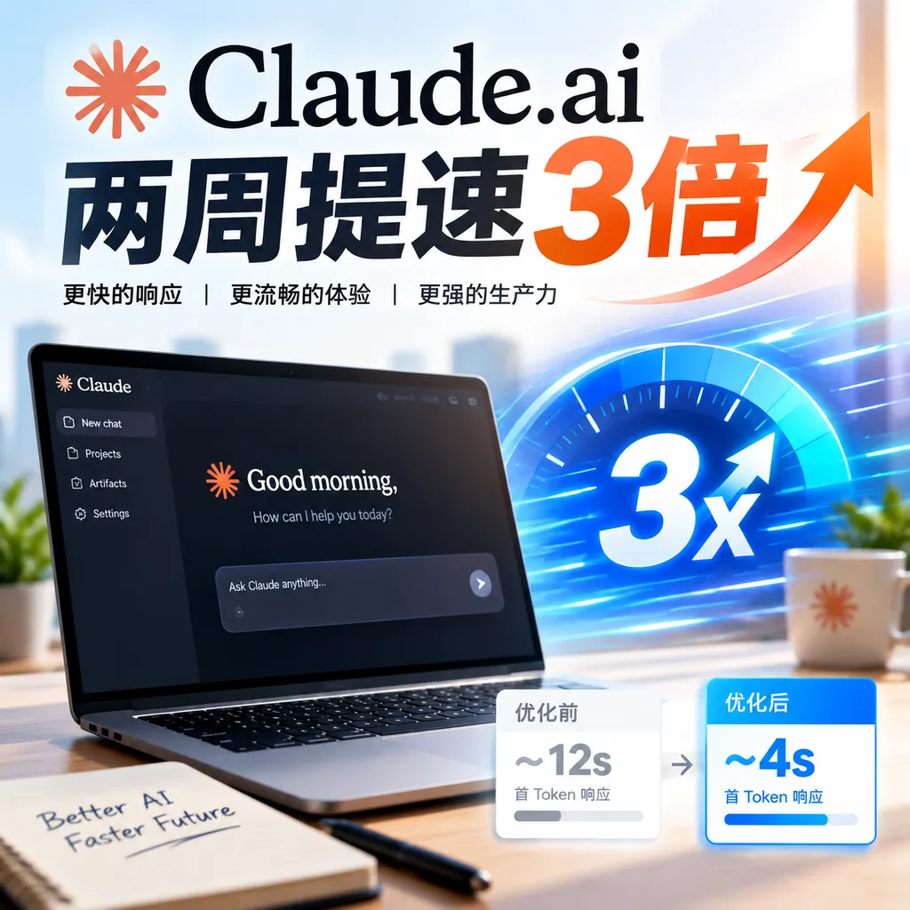 Claude.ai两周提速3倍