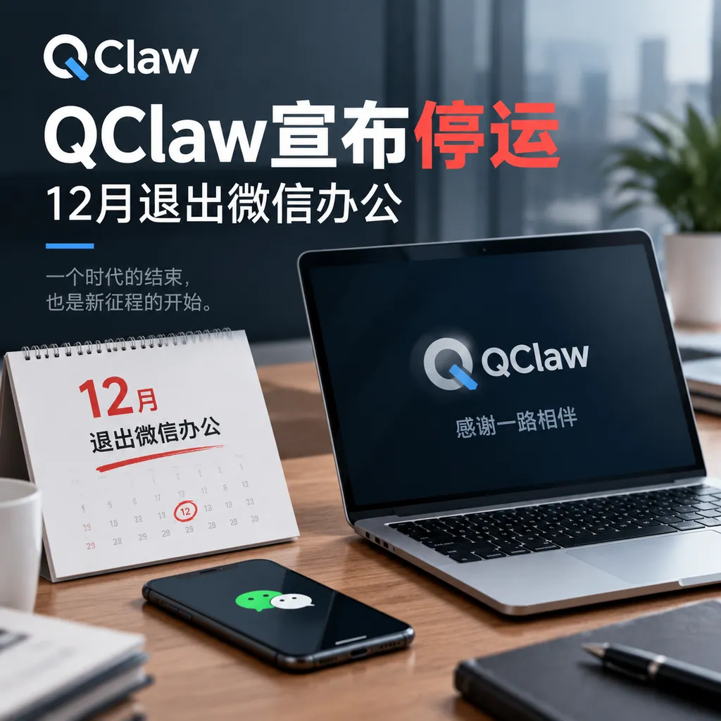 QClaw宣布停运,12月退出微信办公