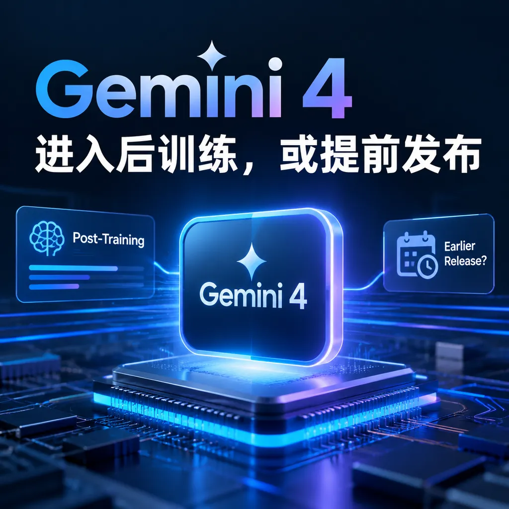 Gemini 4 Enters Post-Training, May Be Released Ahead of Schedule