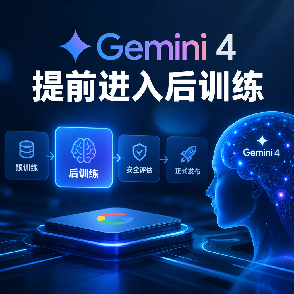Gemini 4提前进入后训练