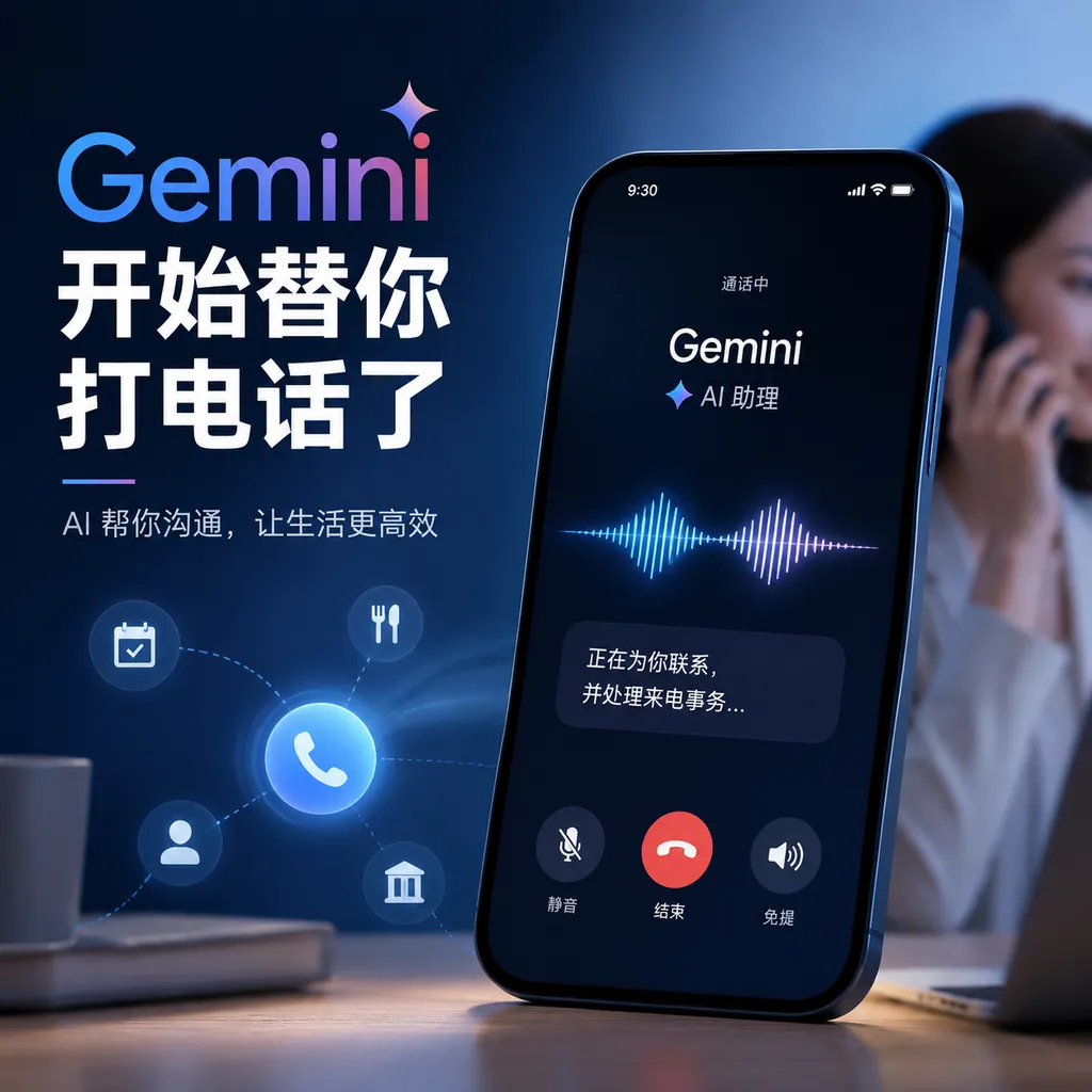 Gemini开始替你打电话了