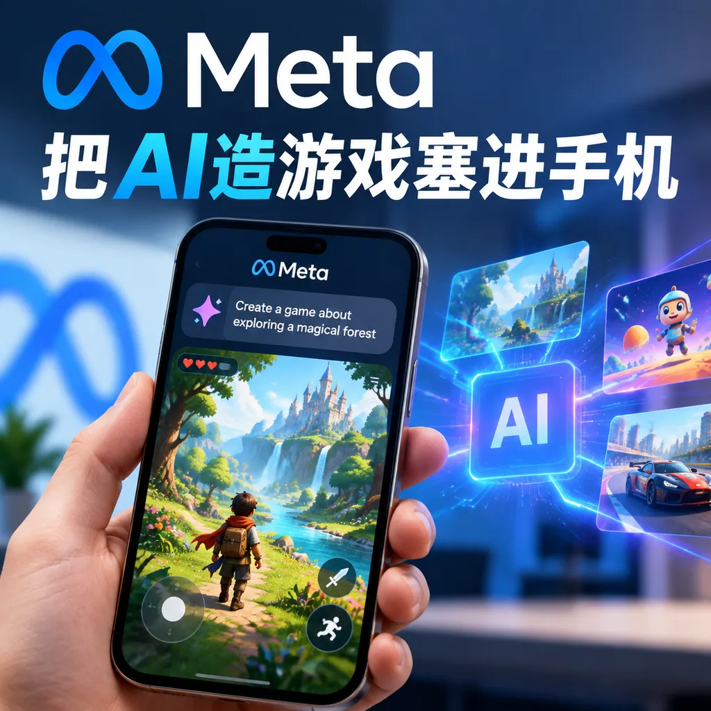 Meta把AI造游戏塞进手机
