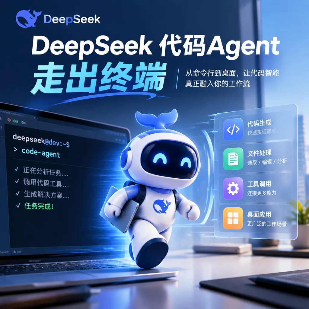 DeepSeek Code Agent Moves Beyond the Terminal