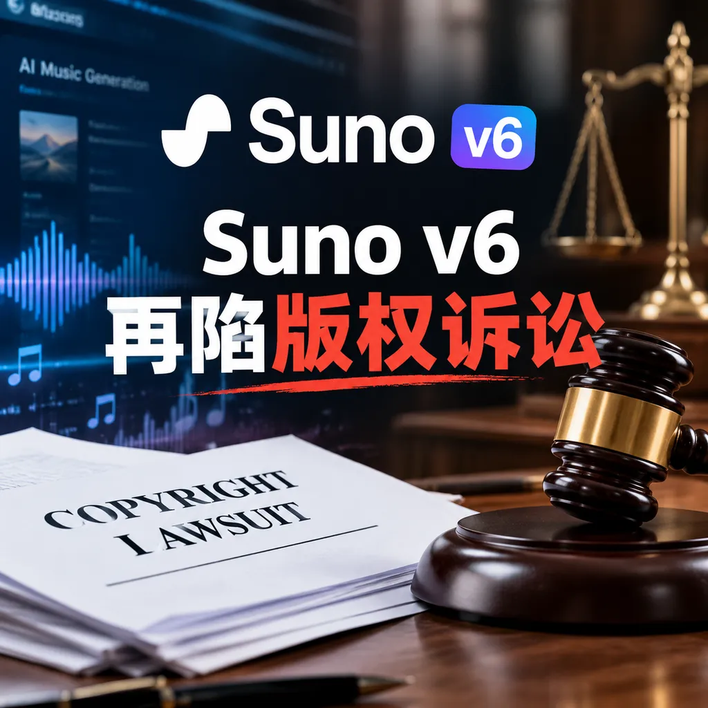 Suno v6再陷版权诉讼
