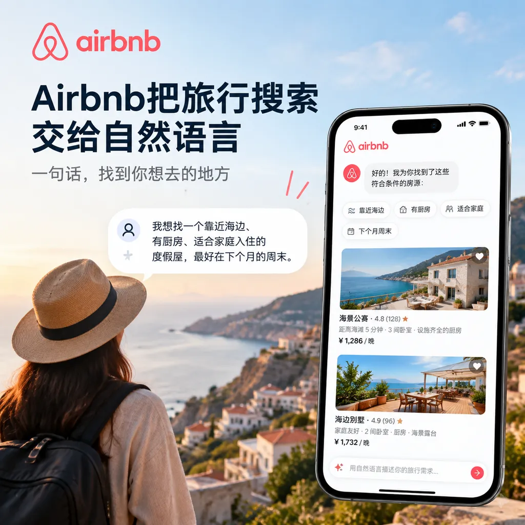 Airbnb把旅行搜索交给自然语言