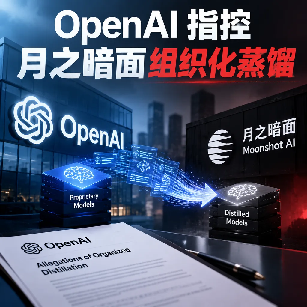 OpenAI指控月之暗面组织化蒸馏