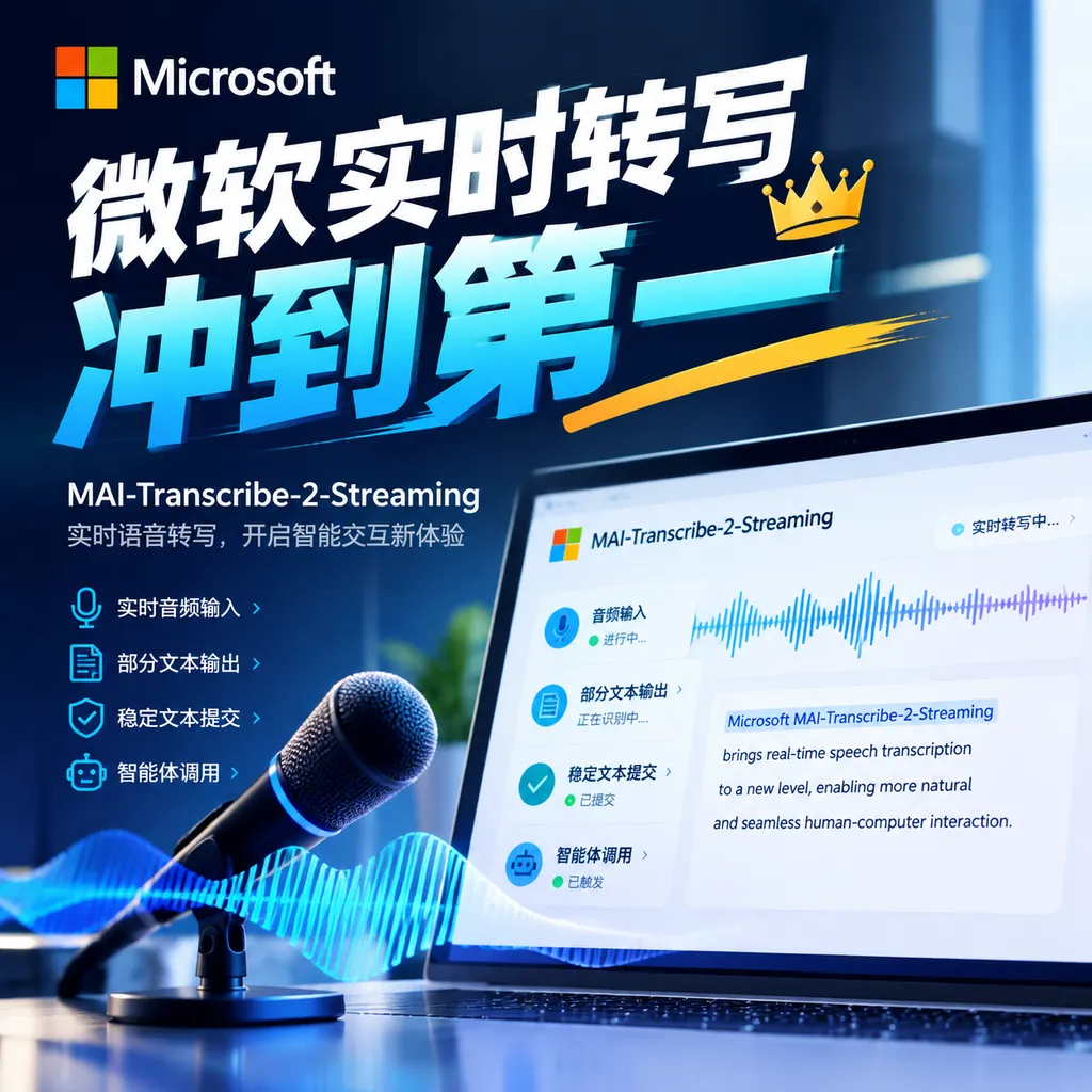 Microsoft’s real-time transcription surges to the top