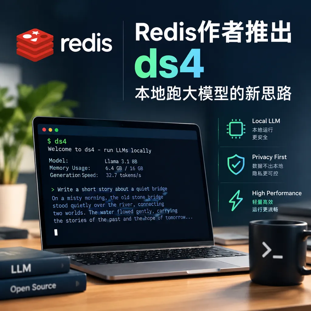 Redis作者推出ds4,本地跑大模型的新思路