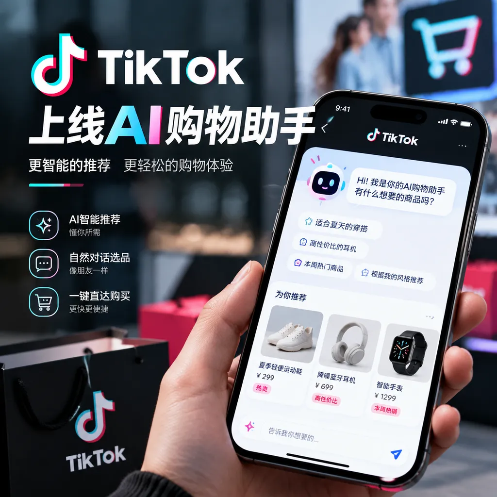 TikTok上线AI购物助手